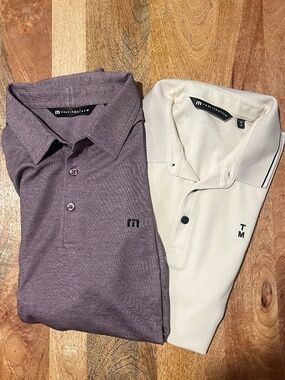 2 EUC Travis Mathew Polo Shirts Medium